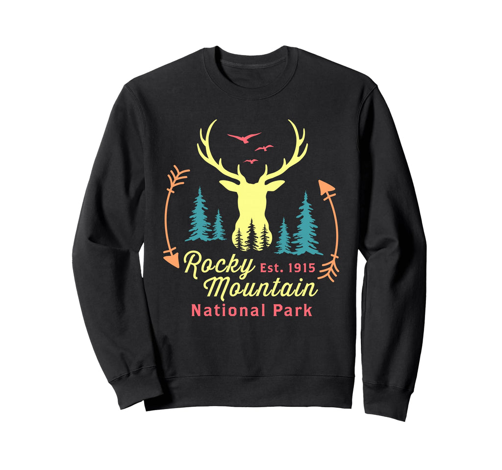 Rocky Mountain National Park Colorado Sweatshirt - Custom Art Print Unisex - T-Shirt, Sweatshirt, Hoodie