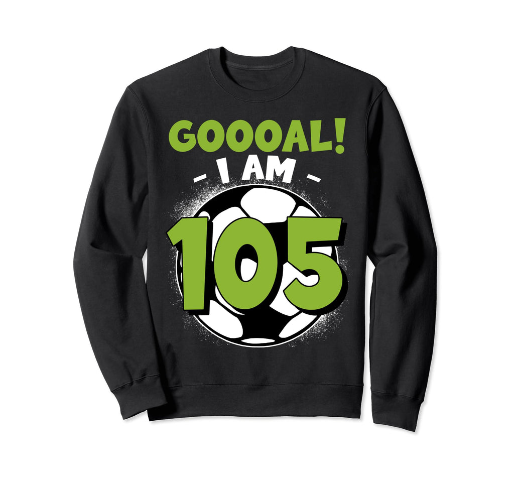 105 Year Old Birthday Soccer Themed Sweatshirt - Unique Graphic Men Women - T-Shirt, Sweatshirt, Hoodie