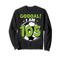 105 Year Old Birthday Soccer Themed Sweatshirt - Unique Graphic Men Women - T-Shirt, Sweatshirt, Hoodie