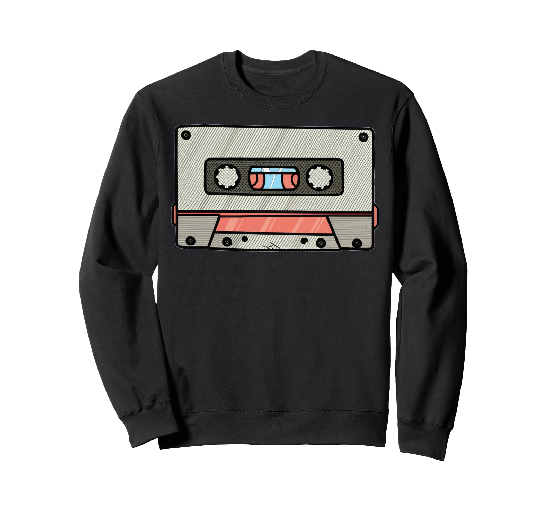 Cassette Tape Image Music Lovers Sweatshirt - Streetwear Style Men Women - T-Shirt, Sweatshirt, Hoodie