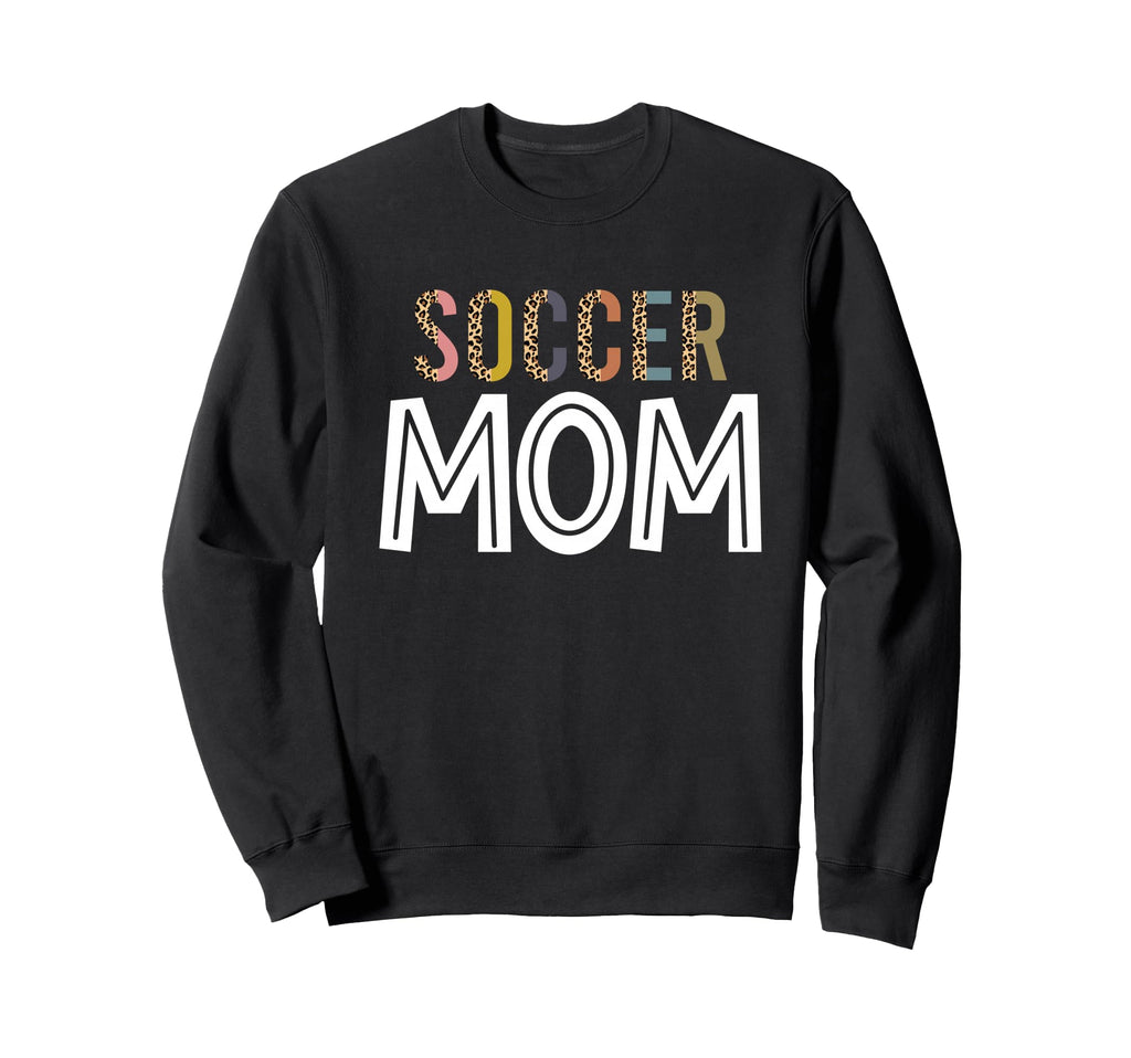 Leopard Soccer Mama Soccer Mom Gifts Sweatshirt - Custom Art Print Unisex - T-Shirt, Sweatshirt, Hoodie