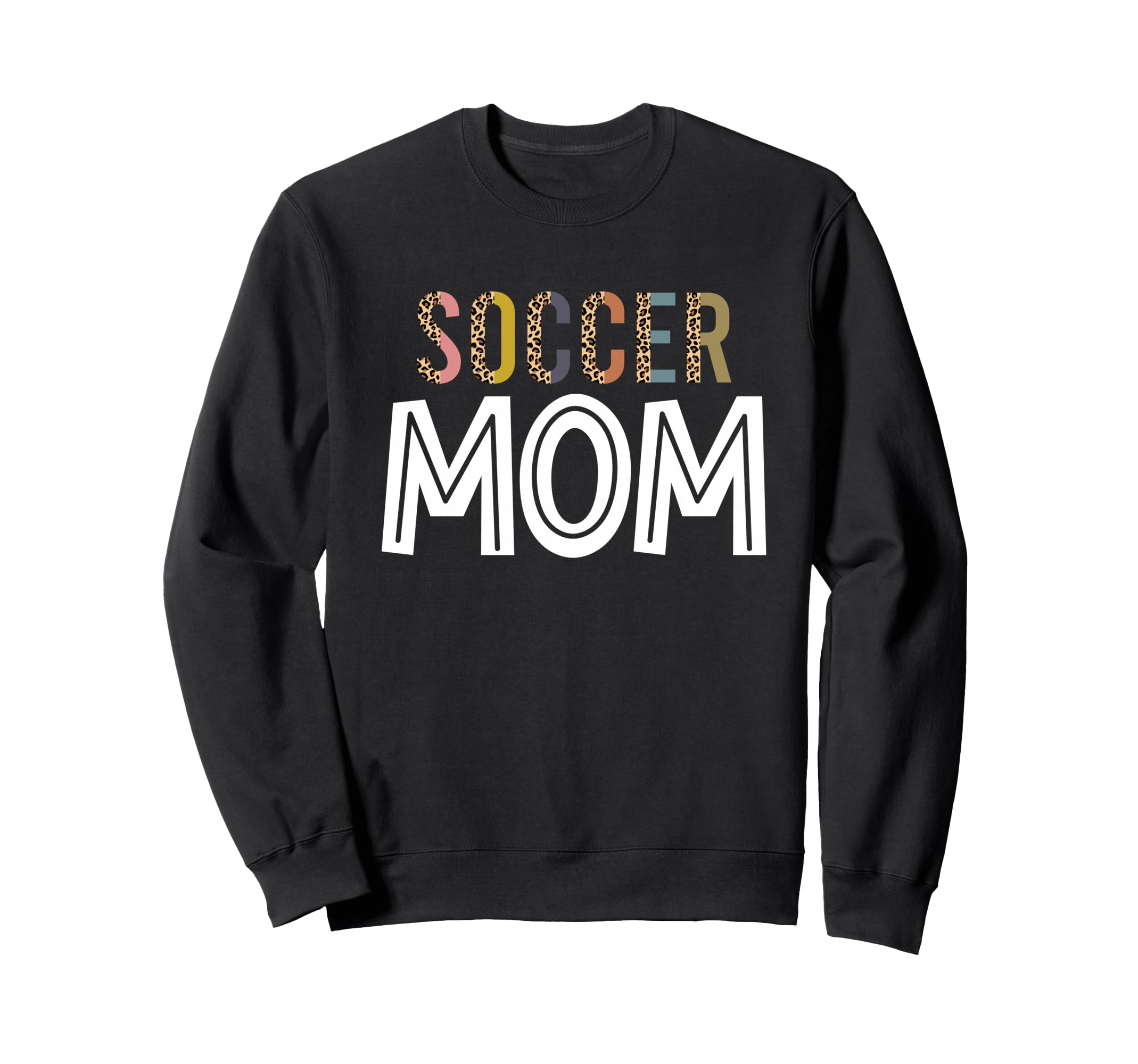 Leopard Soccer Mama Soccer Mom Gifts Sweatshirt - Custom Art Print Unisex - T-Shirt, Sweatshirt, Hoodie