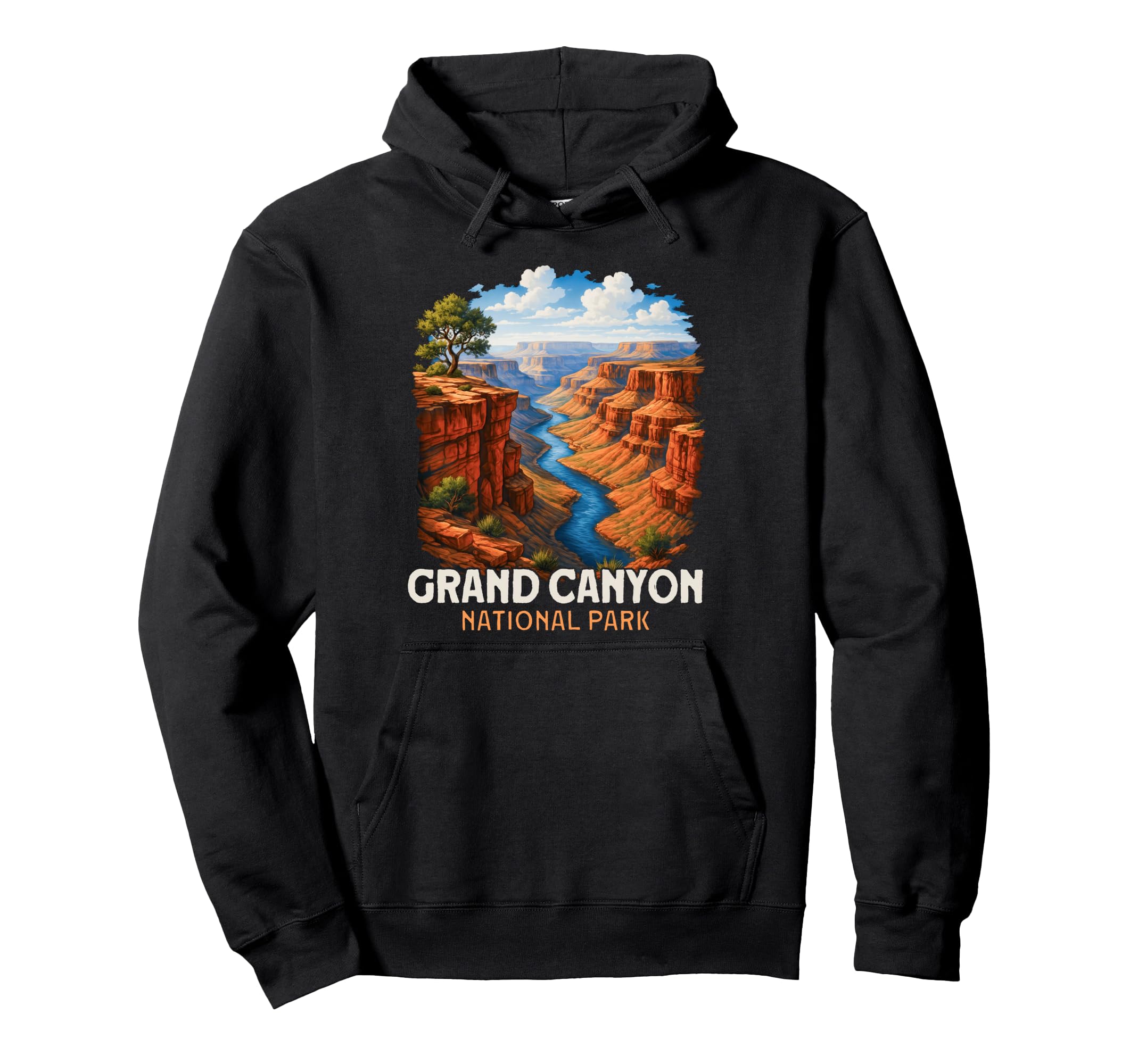 Grand Canyon National Park Hoodie - Custom Art Print Men Women - T-Shirt, Sweatshirt, Hoodie