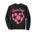 Womens Soccer Game Day Ladies Heart Sweatshirt - Novelty Apparel Unisex - T-Shirt, Sweatshirt, Hoodie