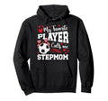 Proud Soccer Stepmom Soccer Player Hoodie - Aesthetic Graphic for Adults - T-Shirt, Sweatshirt, Hoodie