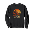 Zion National Park Sunset Sweatshirt - Custom Art Print Men Women - T-Shirt, Sweatshirt, Hoodie