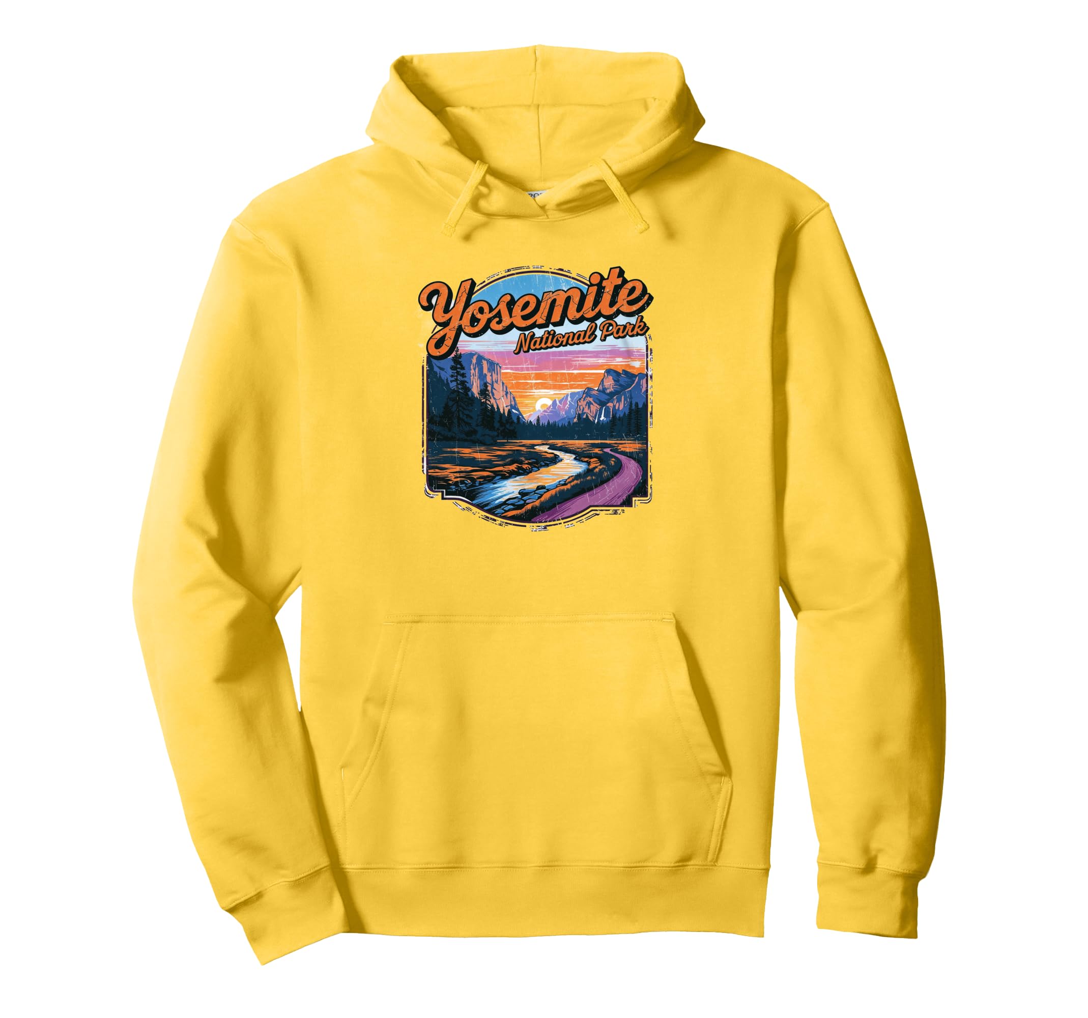 Yosemite National Park Sunset Hoodie - Custom Art Print for Adults - T-Shirt, Sweatshirt, Hoodie
