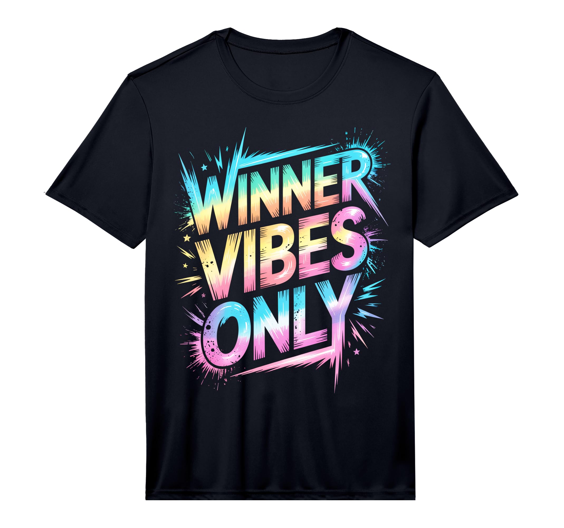 Winner Vibes Only Motivational Field Day T-Shirt - Trendy Graphic Unisex - T-Shirt, Sweatshirt, Hoodie
