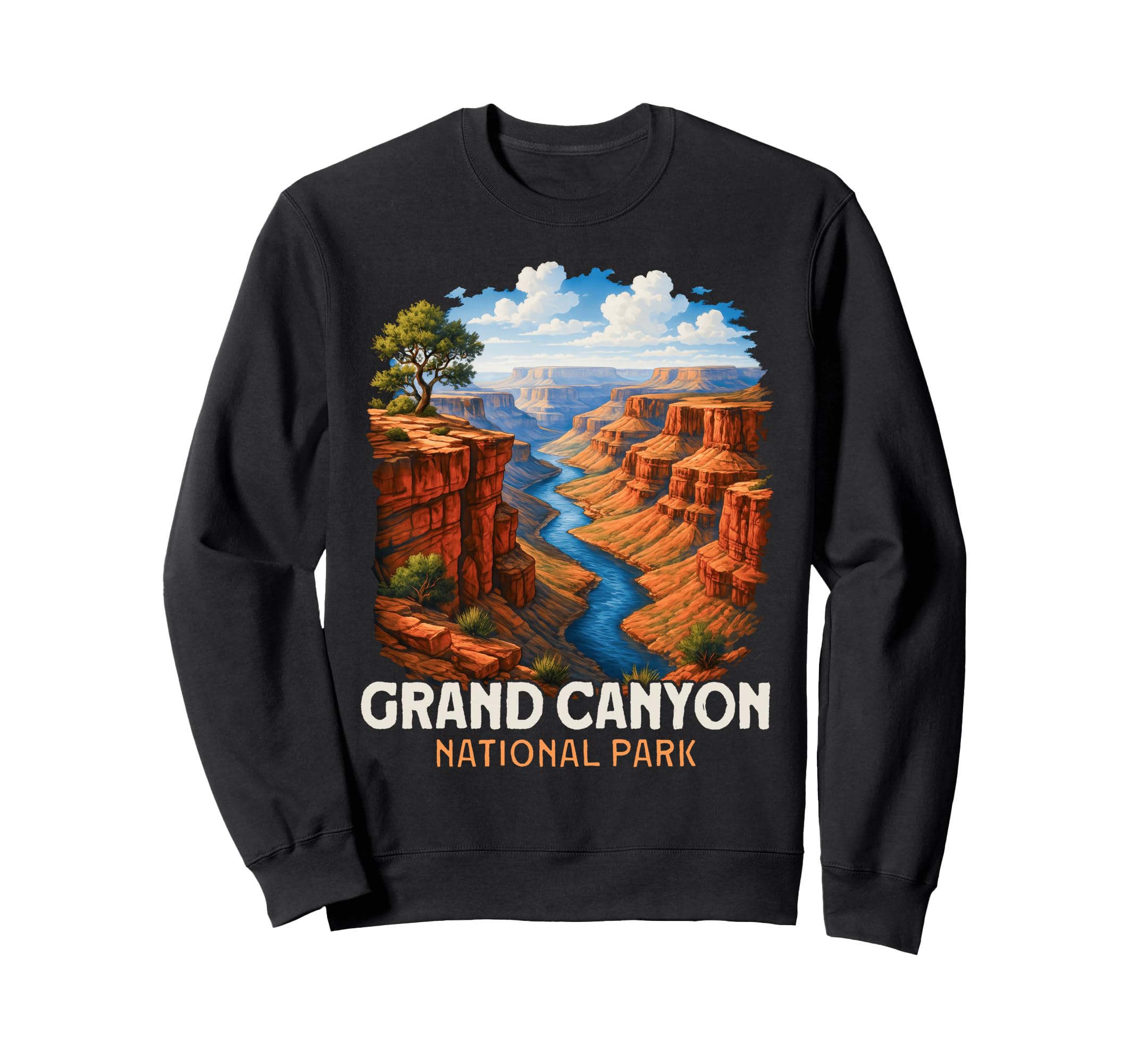 Grand Canyon National Park Sweatshirt - Minimalist Print Unisex - T-Shirt, Sweatshirt, Hoodie