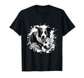 Border Collie Dog Playing Soccer T-Shirt - Casual Everyday Wear Men Women - T-Shirt, Sweatshirt, Hoodie
