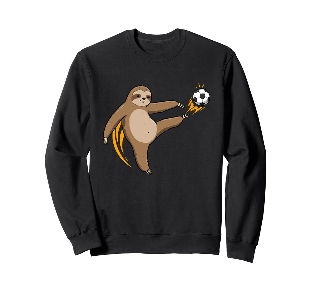 Playful Sloth Football Star Champion Sweatshirt - Streetwear Style Unisex - T-Shirt, Sweatshirt, Hoodie
