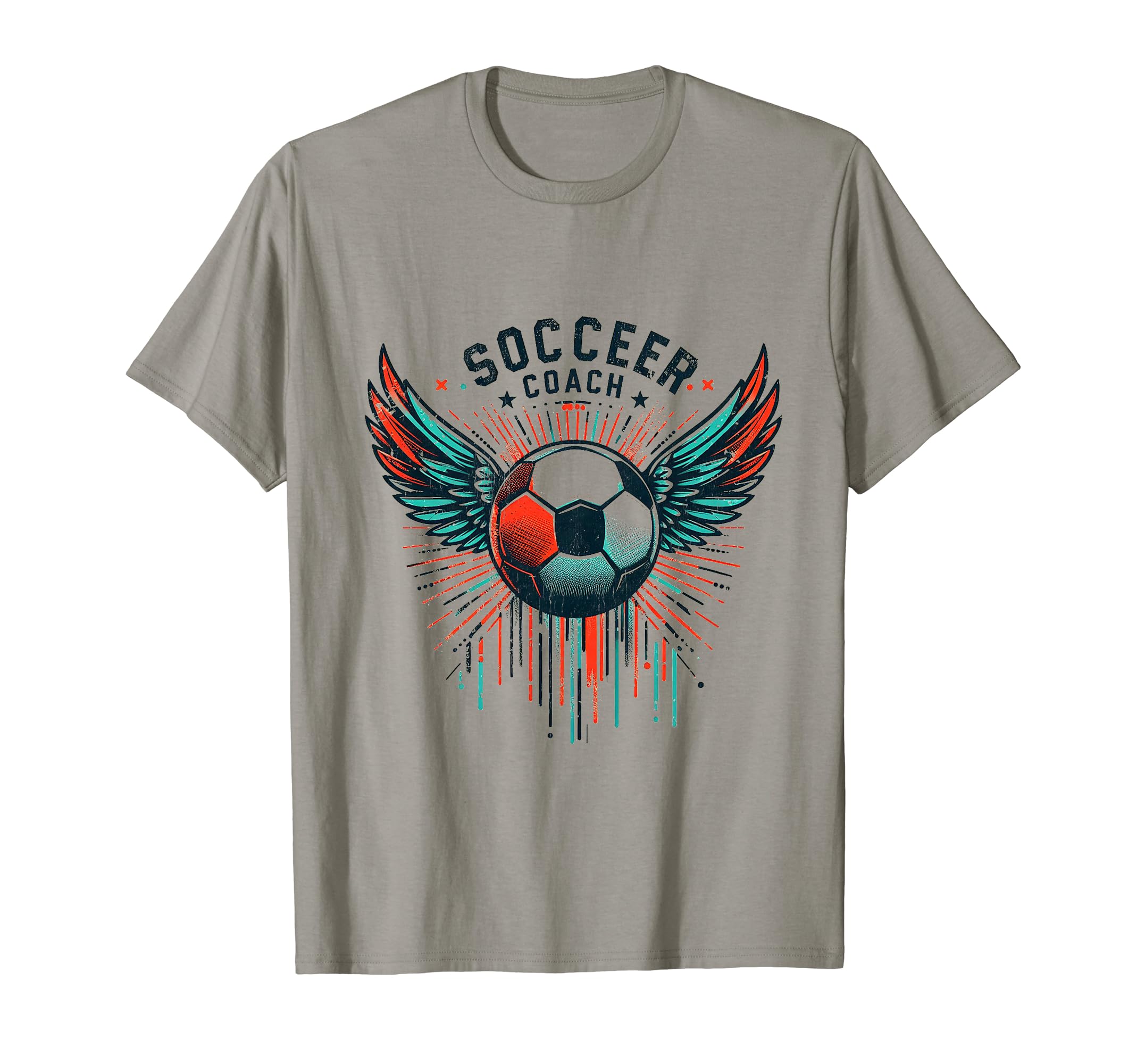 Soccer Coach Training Coaching Football T-Shirt - Custom Art Print Unisex - T-Shirt, Sweatshirt, Hoodie