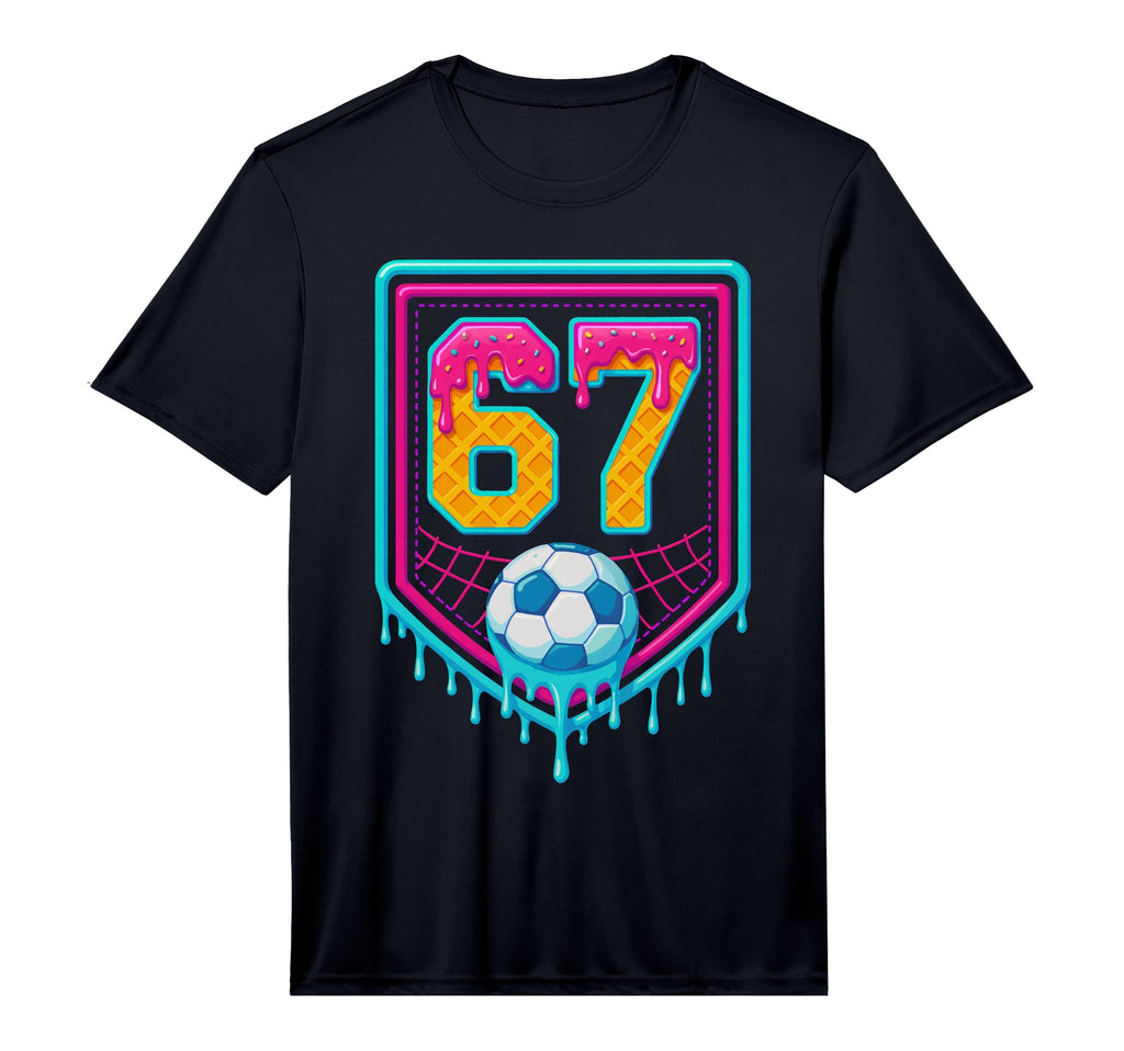 Soccer Drip Number 67 Soccer Player T-Shirt - Custom Art Print Men Women - T-Shirt, Sweatshirt, Hoodie