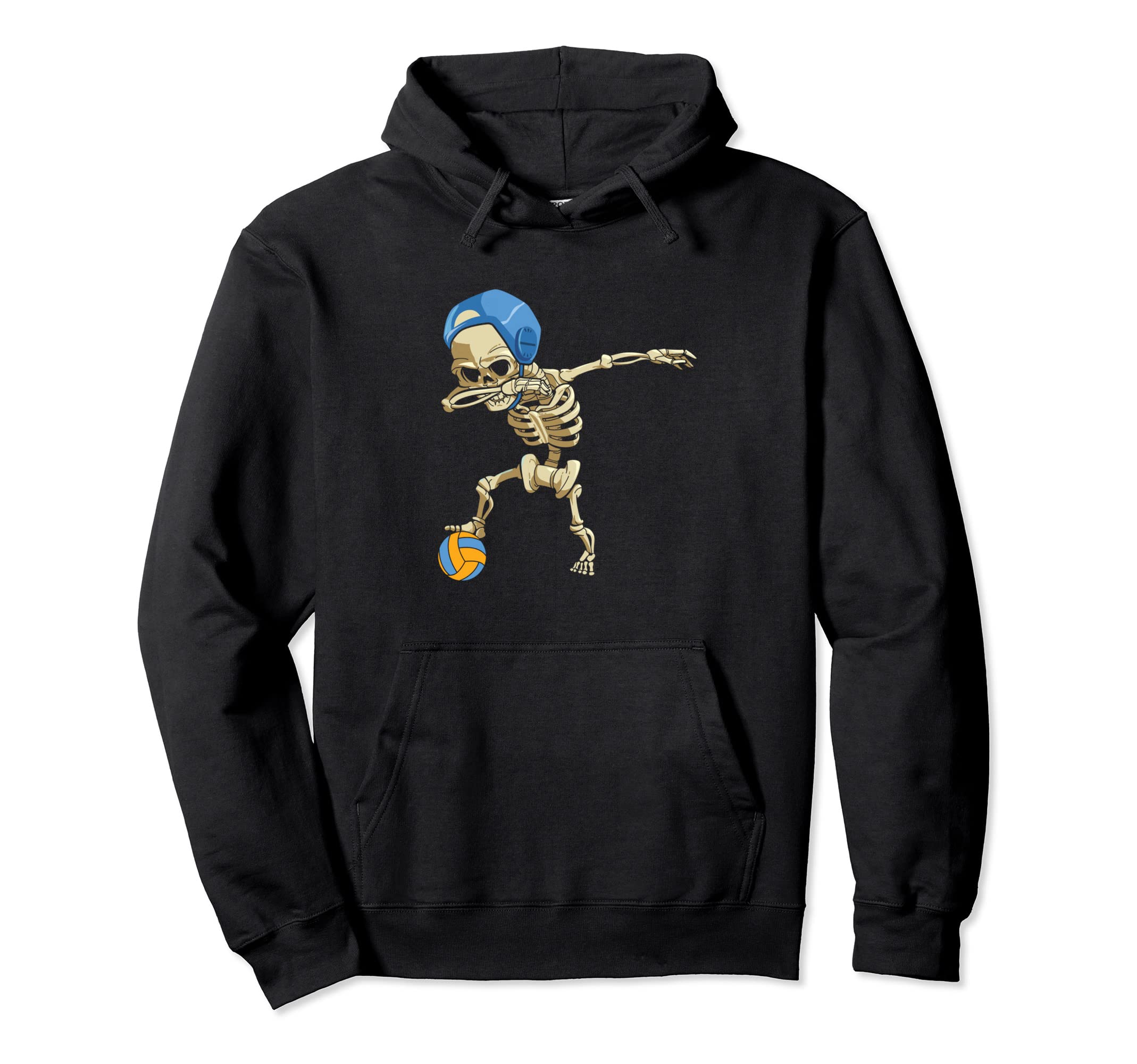 Dabbing Skeleton Water Polo Lover Hoodie - Casual Everyday Wear for Adults - T-Shirt, Sweatshirt, Hoodie