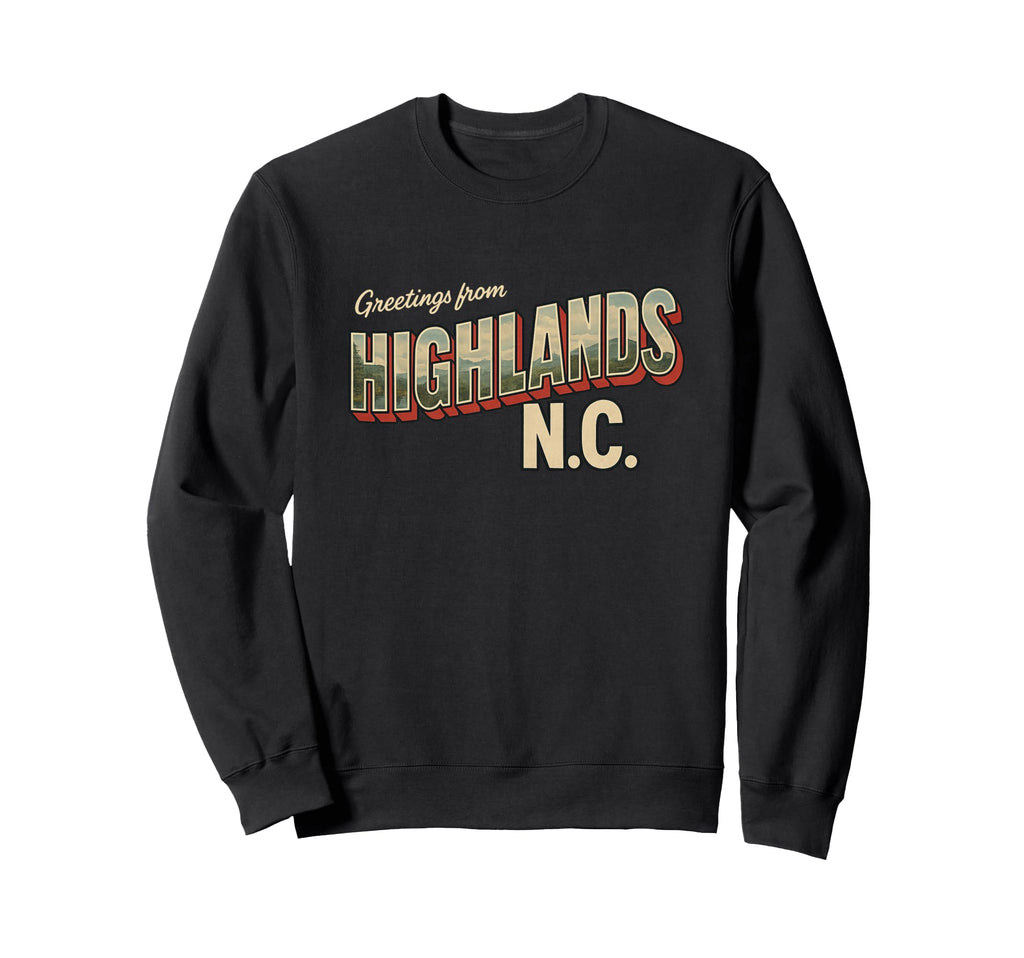 Highlands North Carolina Hat And Co T-Shirt - Graphic Print for Adults - T-Shirt, Sweatshirt, Hoodie