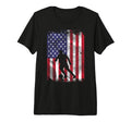 American Flag Soccer Sihouette T-Shirt - Novelty Apparel Men Women - T-Shirt, Sweatshirt, Hoodie