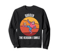 Sloth Soccer Reason I Smile Sweatshirt - Trendy Graphic Men Women - T-Shirt, Sweatshirt, Hoodie