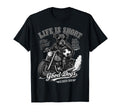 Patterdale Terrier Ride Motorbike T-Shirt - Minimalist Print Men Women - T-Shirt, Sweatshirt, Hoodie