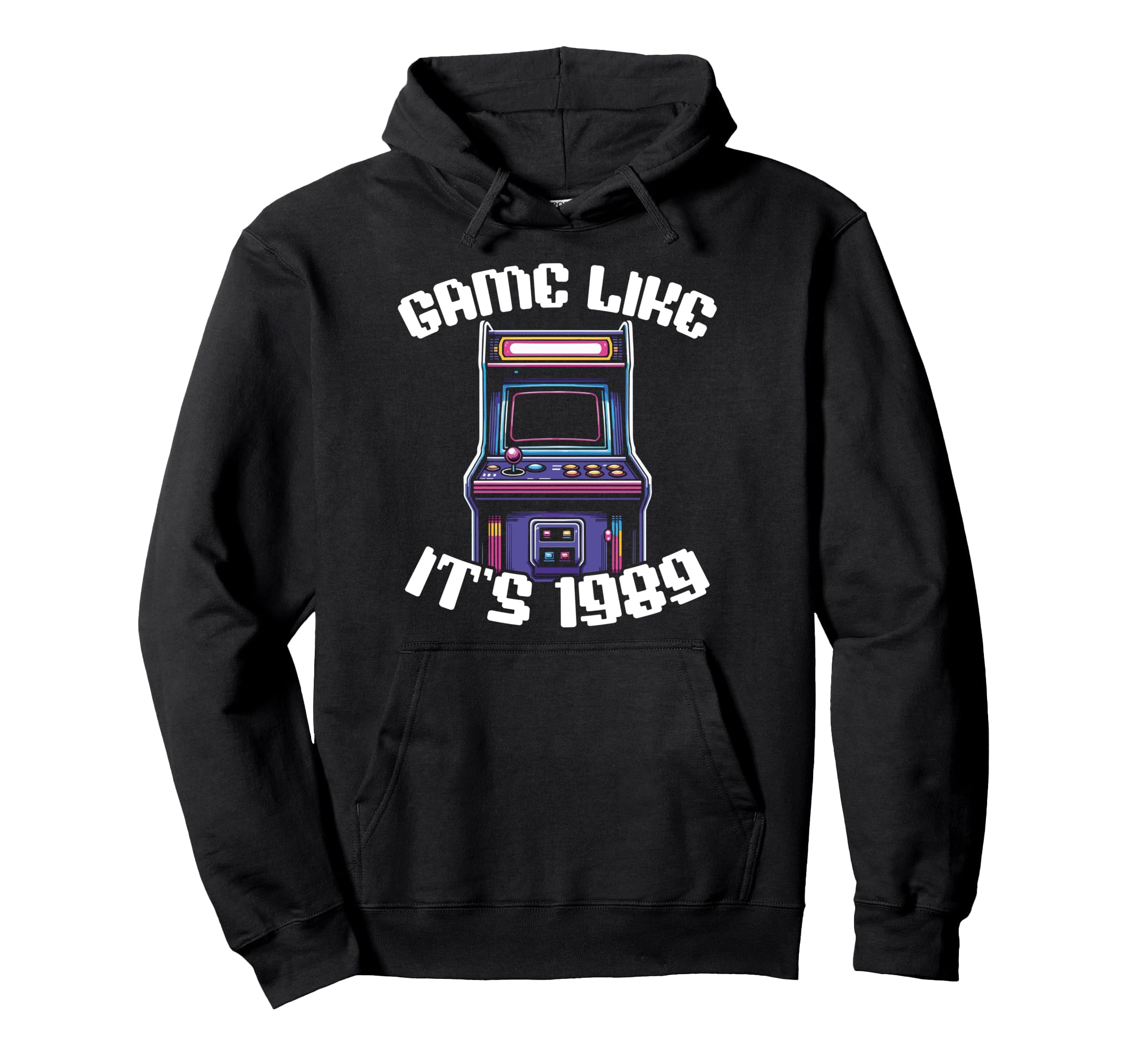 80S Arcade Nostalgia Pixel Art Video Hoodie - Minimalist Print Men Women - T-Shirt, Sweatshirt, Hoodie