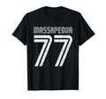 Massapequa 77 Distressed White T-Shirt - Graphic Print Unisex - T-Shirt, Sweatshirt, Hoodie