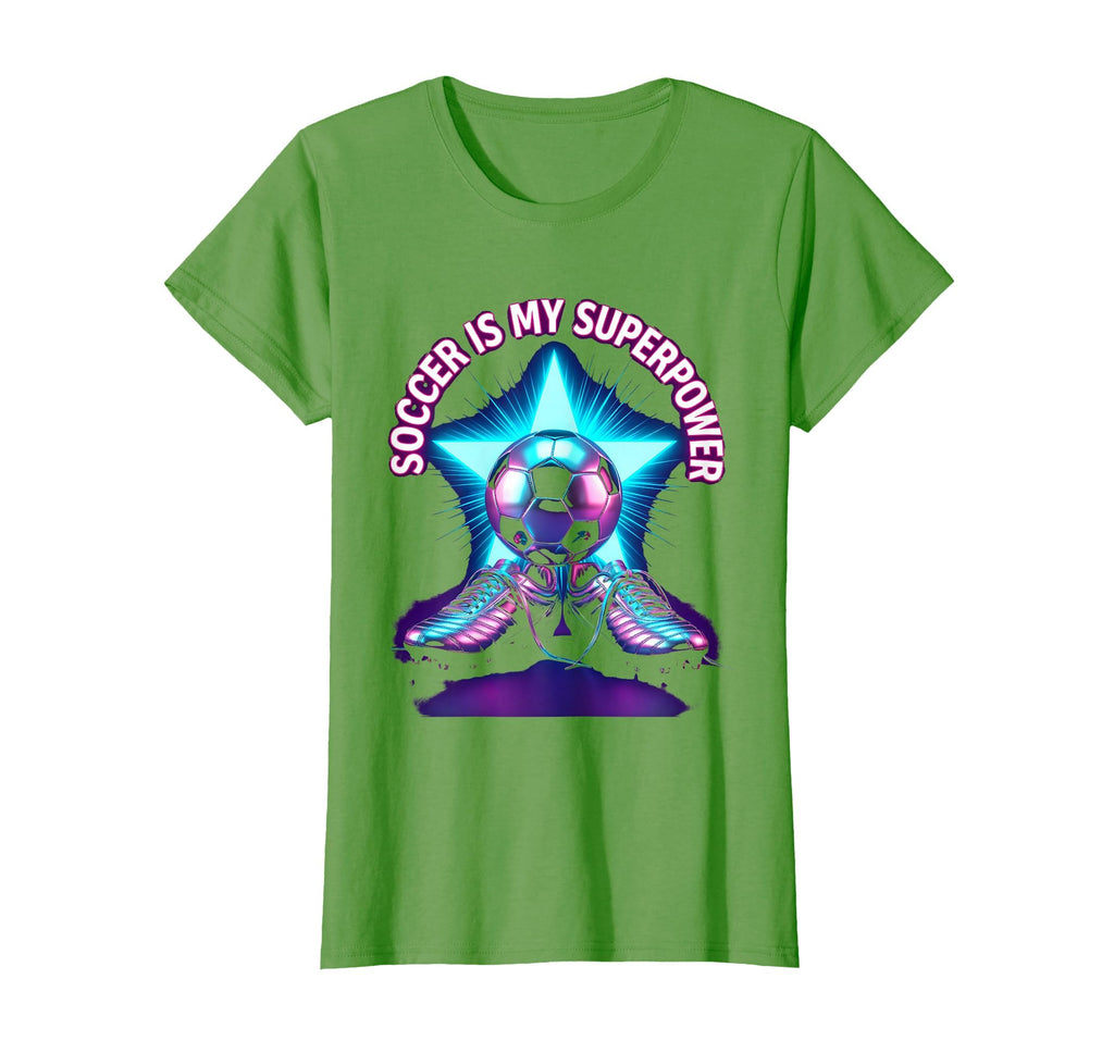 Soccer Is My Superpower Soccer T-Shirt - Minimalist Print for Adults - T-Shirt, Sweatshirt, Hoodie