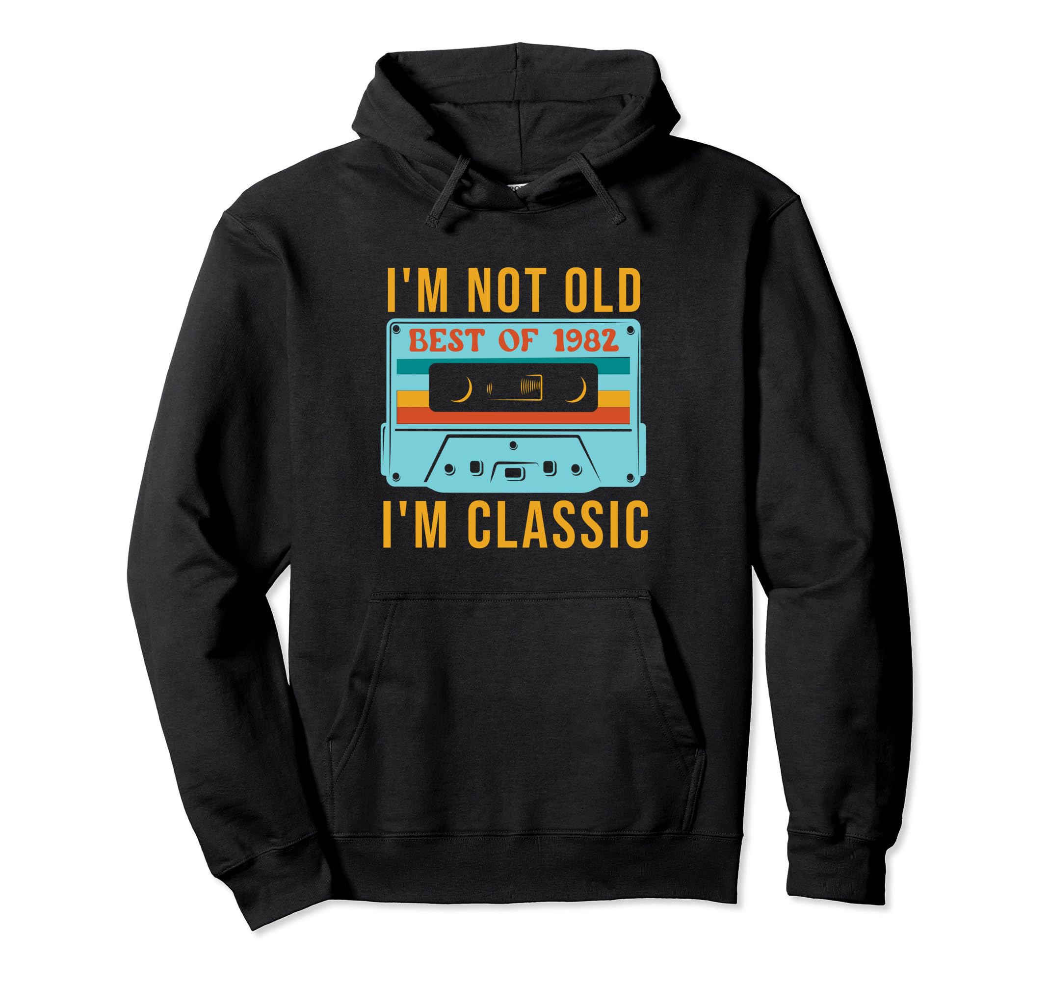 Best 1982 40Th 41St Birthday Hoodie - Aesthetic Graphic for Adults - T-Shirt, Sweatshirt, Hoodie