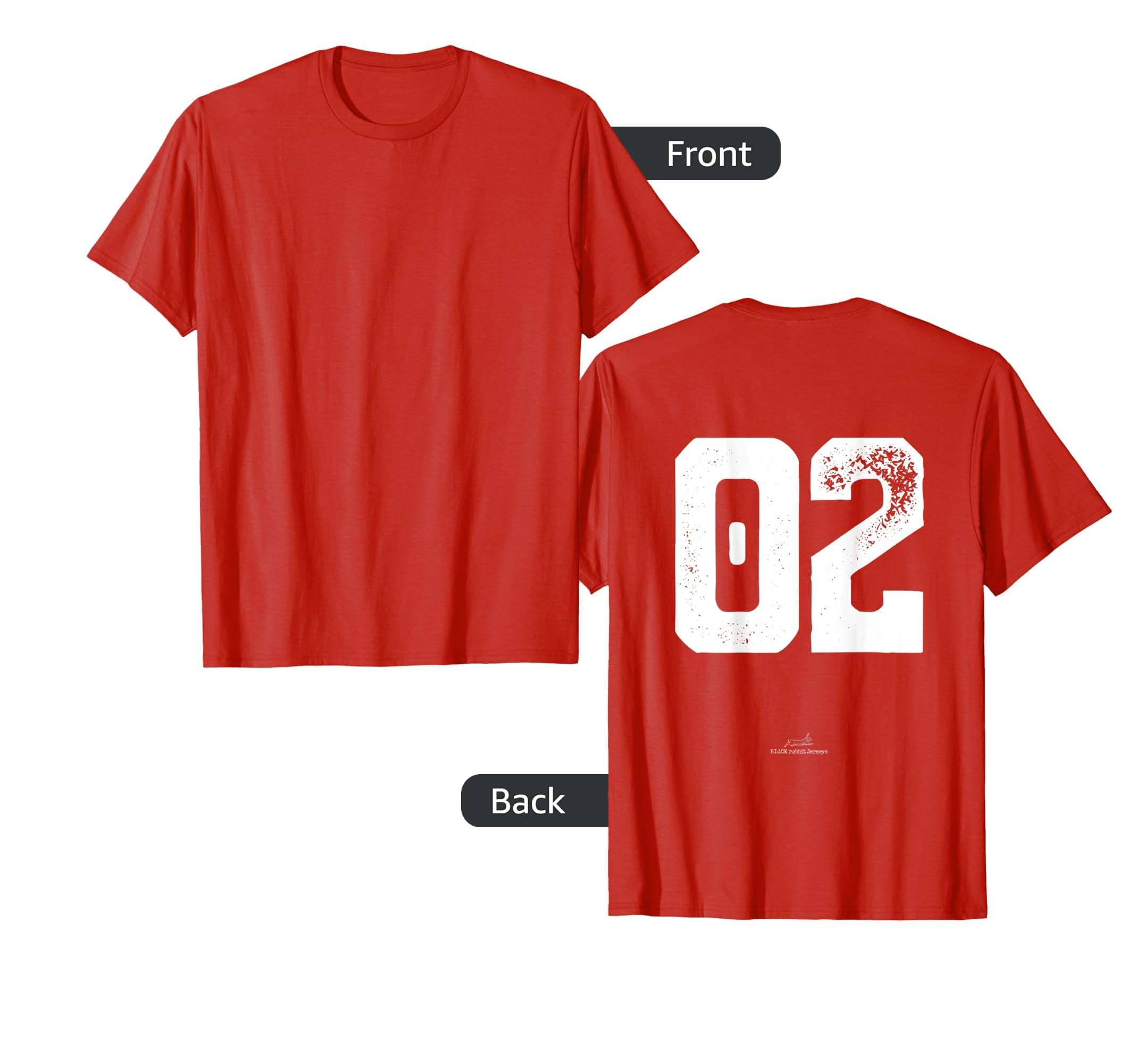 Team Jerseys Numbers Blackrabbitjerseys T-Shirt - Minimalist Print Unisex - T-Shirt, Sweatshirt, Hoodie