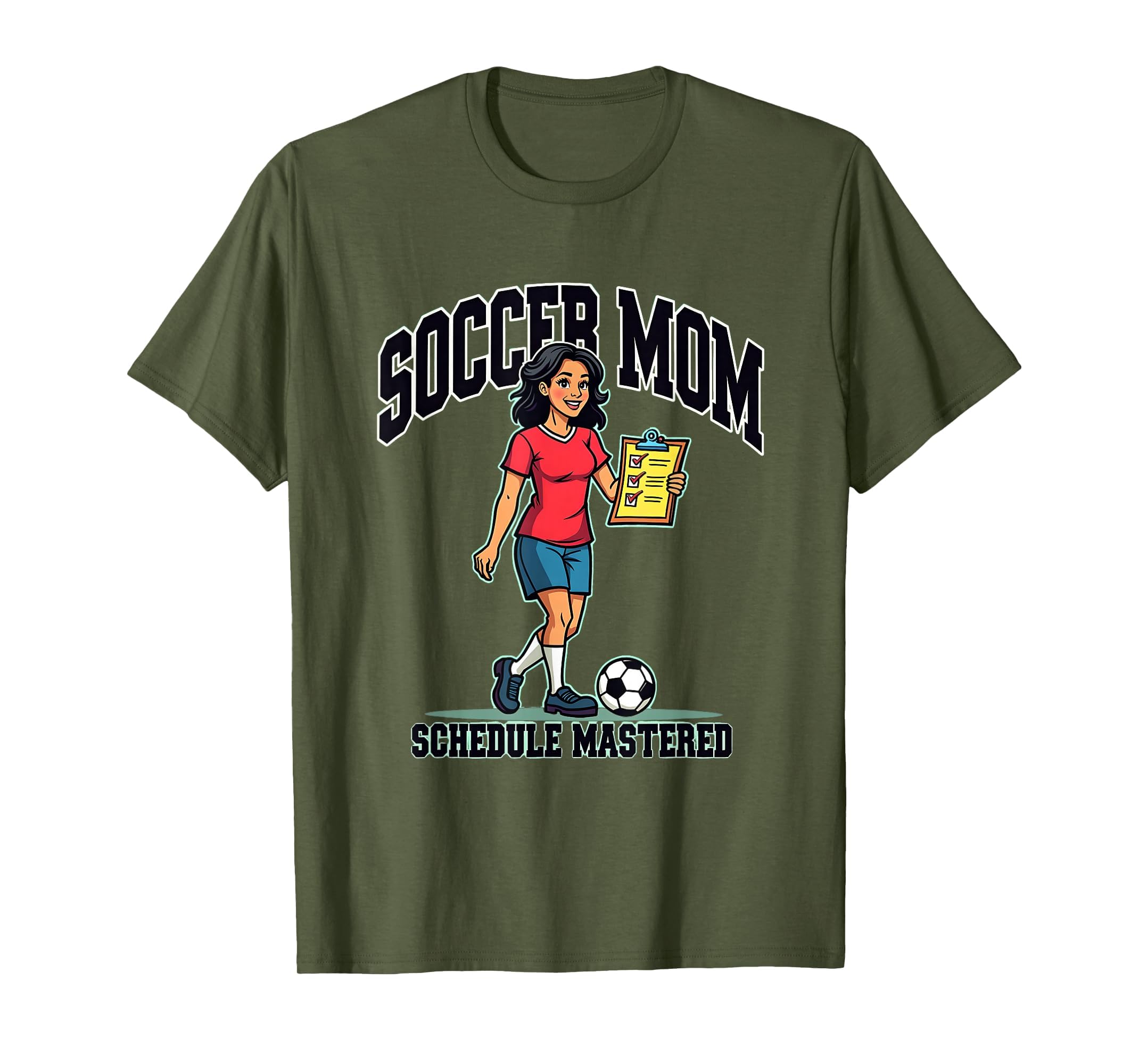 Soccer Mom Schedule Mastered T-Shirt - Custom Art Print Men Women - T-Shirt, Sweatshirt, Hoodie