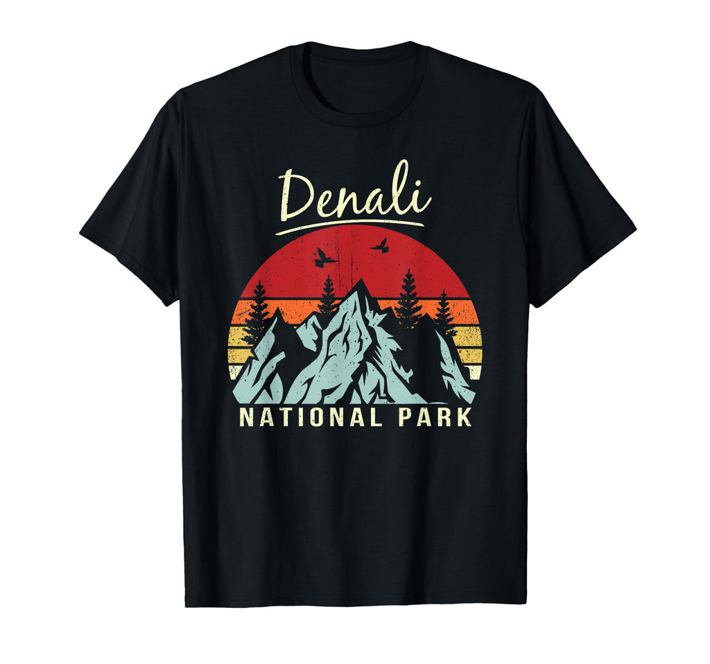 Hiking Camping Denali National Park T-Shirt - Custom Art Print Unisex - T-Shirt, Sweatshirt, Hoodie