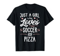 Just Who Loves Soccer And Pizza T-Shirt - Fun Novelty Design for Adults - T-Shirt, Sweatshirt, Hoodie