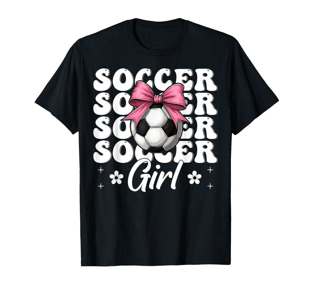 Soccer Soccer Mom Coquette T-Shirt - Casual Everyday Wear Men Women - T-Shirt, Sweatshirt, Hoodie