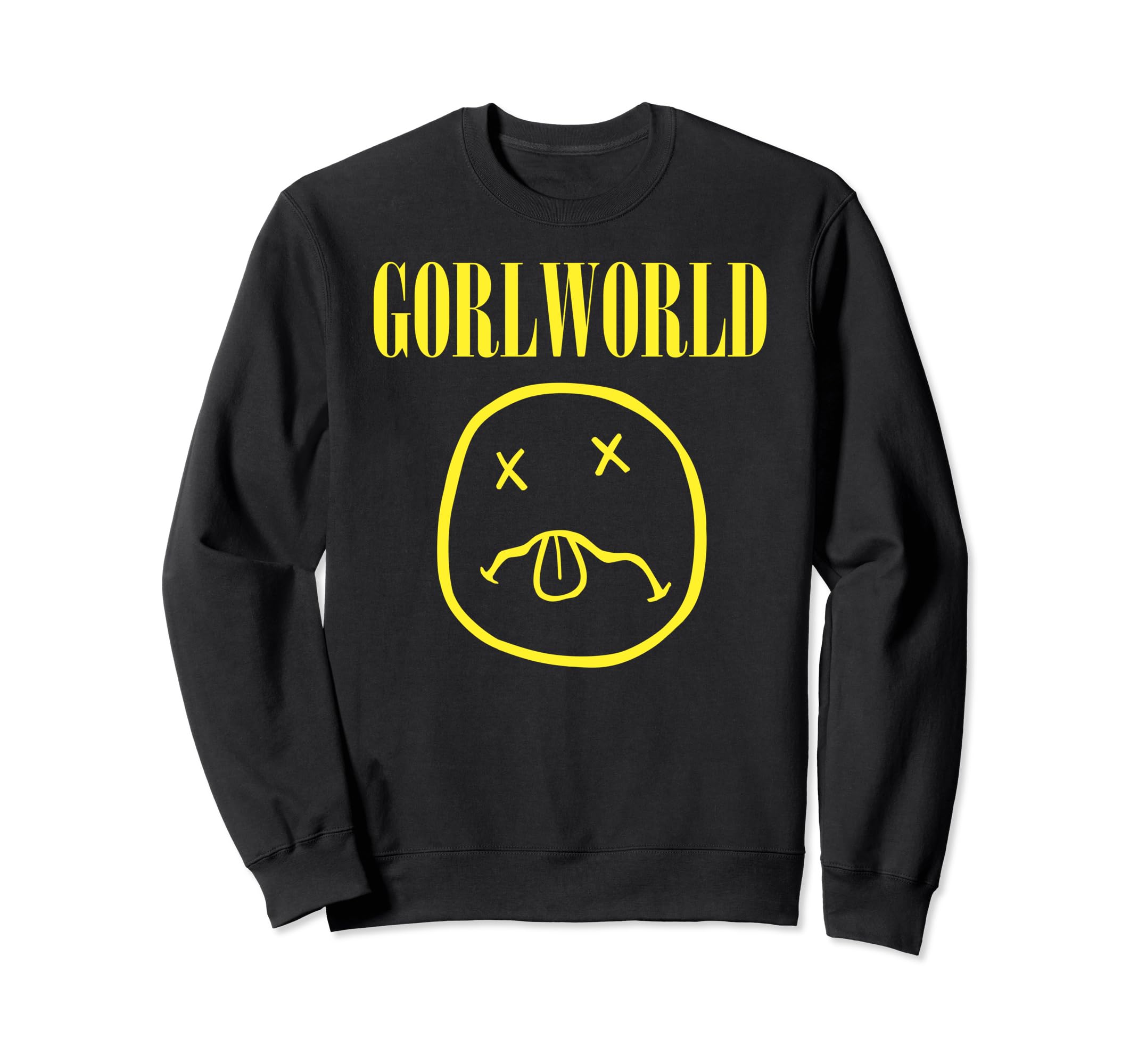 Gorlworld 90S Grunge Sweatshirt - Minimalist Print Unisex - T-Shirt, Sweatshirt, Hoodie