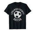 Lebanon County Soccer Distressed 90S T-Shirt - Custom Art Print Unisex - T-Shirt, Sweatshirt, Hoodie