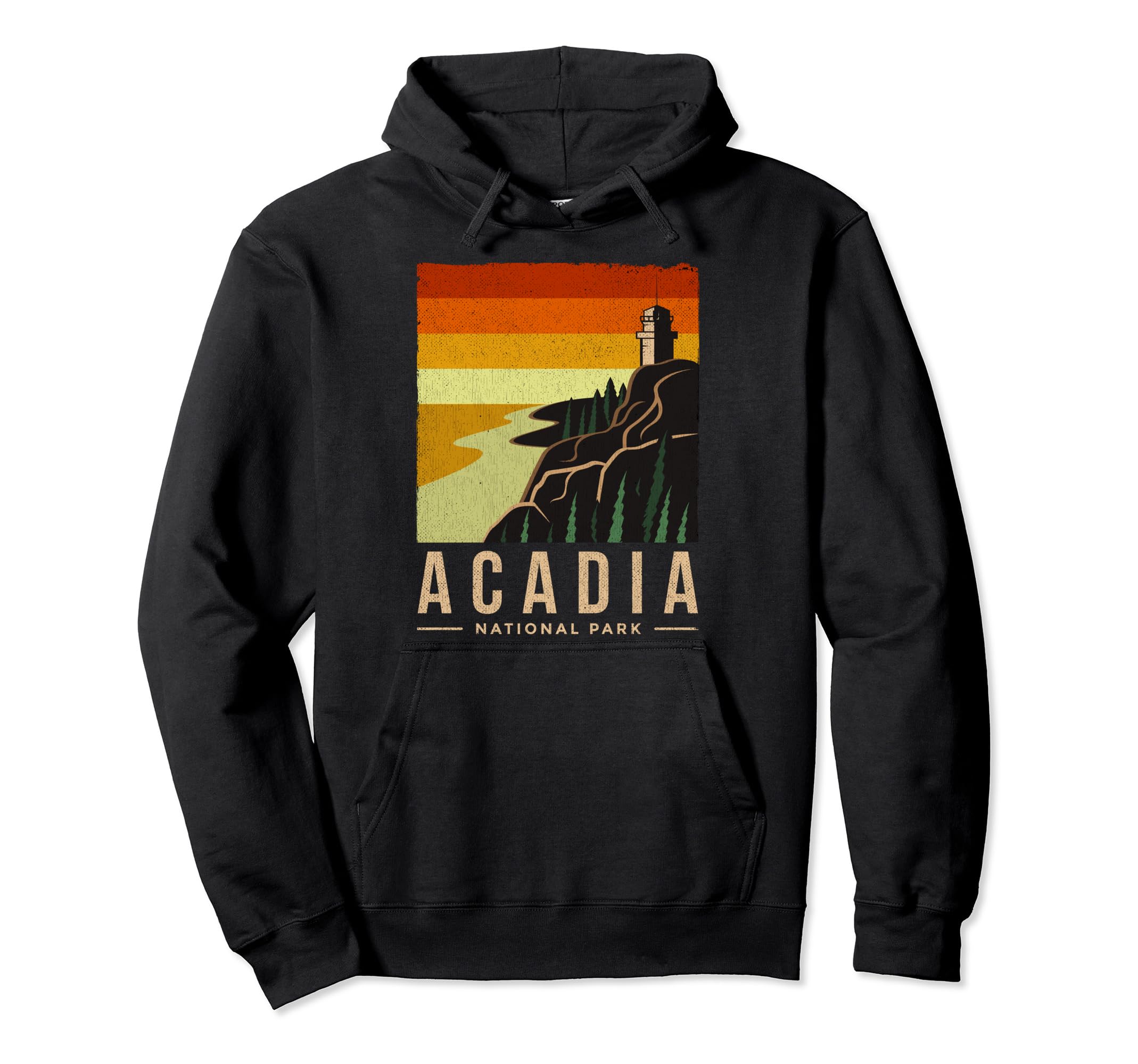 Acadia National Park Hiking Hoodie - Casual Everyday Wear Unisex - T-Shirt, Sweatshirt, Hoodie