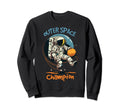 Outer Space Soccer Champion Funny And Sweatshirt - Trendy Graphic Unisex - T-Shirt, Sweatshirt, Hoodie