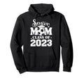 Senior Mom Class 2023 Soccer Hoodie - Minimalist Print Men Women - T-Shirt, Sweatshirt, Hoodie
