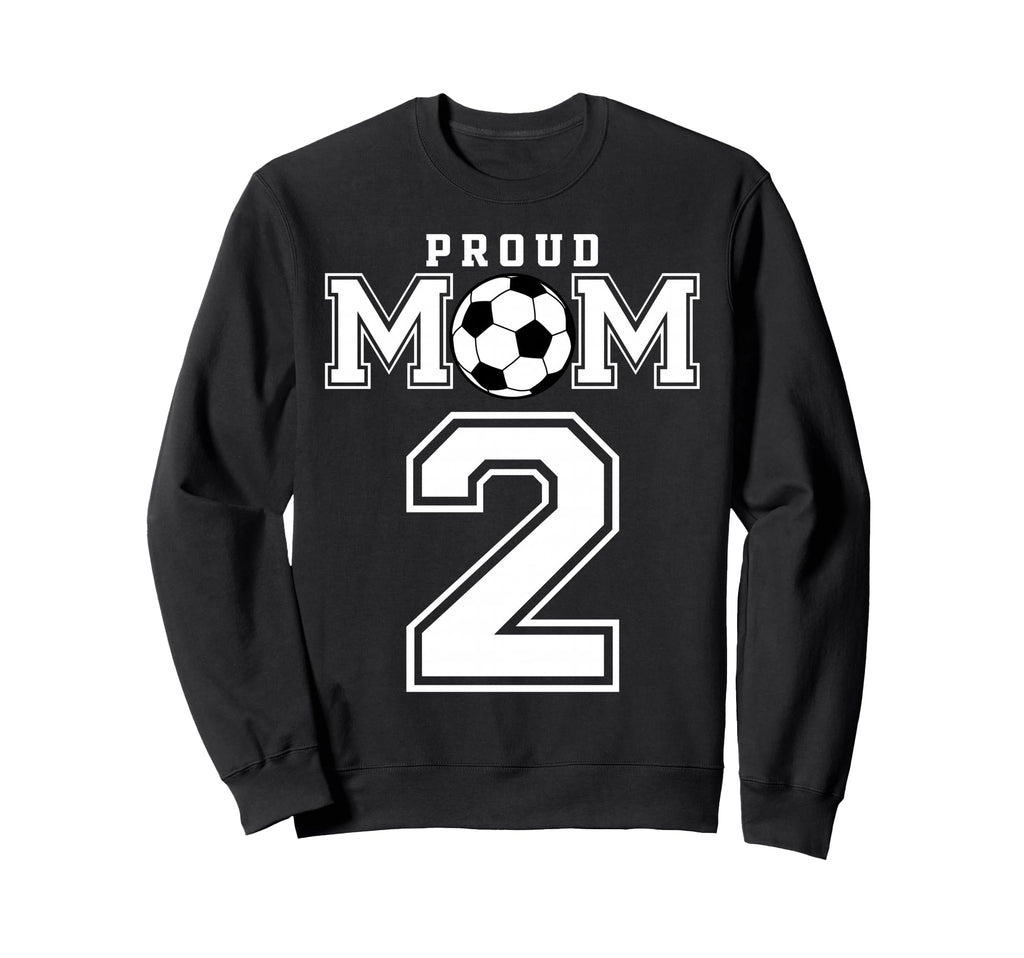 Number 2 Custom Proud Soccer Sweatshirt - Aesthetic Graphic Men Women - T-Shirt, Sweatshirt, Hoodie