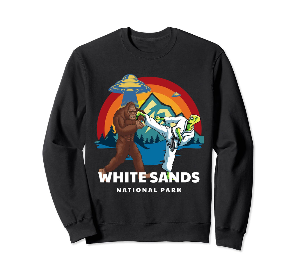 White Sands National Park Bigfoot Sweatshirt - Minimalist Print Unisex - T-Shirt, Sweatshirt, Hoodie