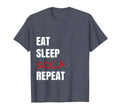 Eat Sleep Soca Repeat Funny Soca Vybez T-Shirt - Minimalist Print Unisex - T-Shirt, Sweatshirt, Hoodie