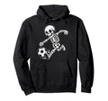 Skeleton Soccer Enthusiast Funny Sports Hoodie - Aesthetic Graphic Unisex - T-Shirt, Sweatshirt, Hoodie
