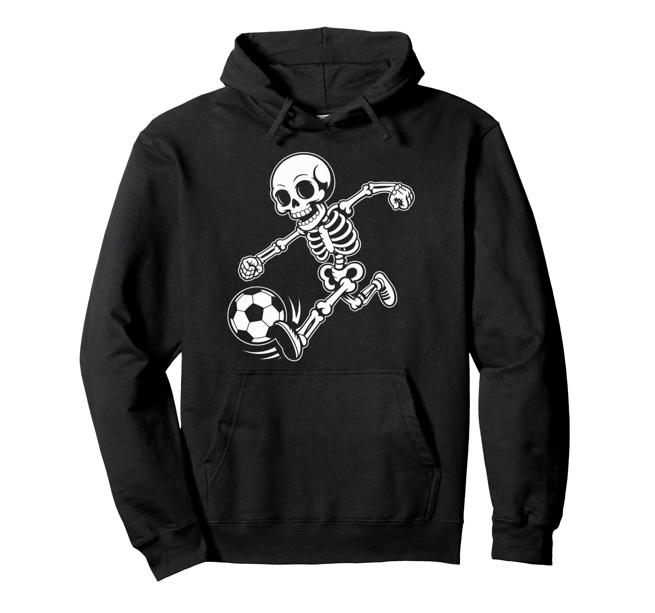 Skeleton Soccer Enthusiast Funny Sports Hoodie - Aesthetic Graphic Unisex - T-Shirt, Sweatshirt, Hoodie