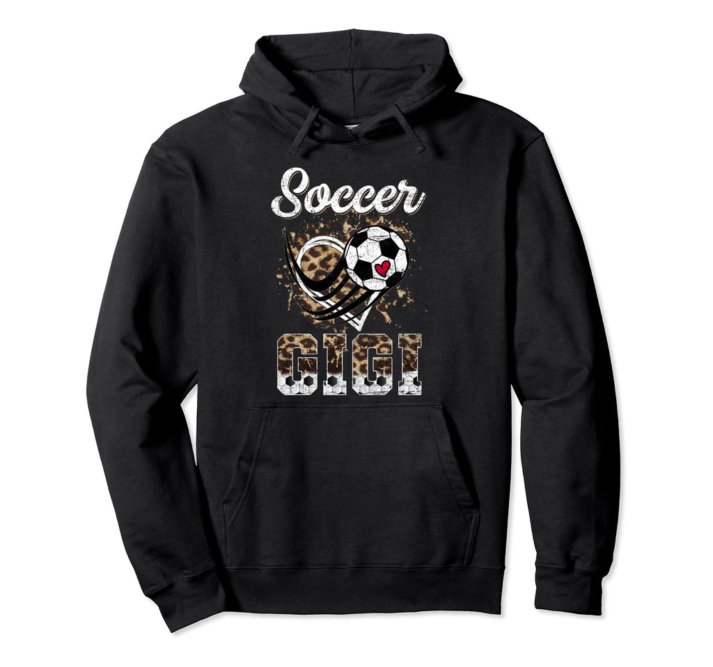 Soccer Gigi Leopard Funny Mothers Day Hoodie - Minimalist Print Men Women - T-Shirt, Sweatshirt, Hoodie