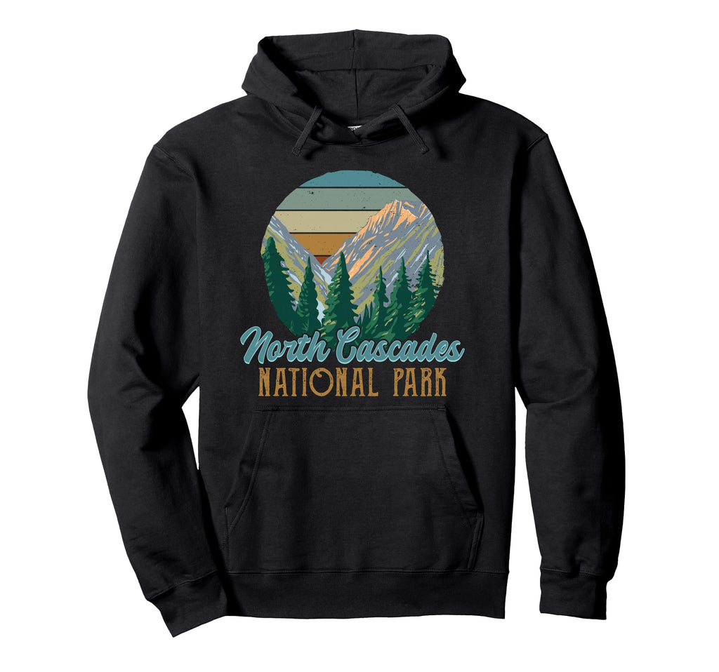 North Cascades Us National Park Hoodie - Unique Graphic Men Women - T-Shirt, Sweatshirt, Hoodie