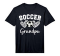 Soccer Grandpa Matching Family Soccer T-Shirt - Minimalist Print Unisex - T-Shirt, Sweatshirt, Hoodie