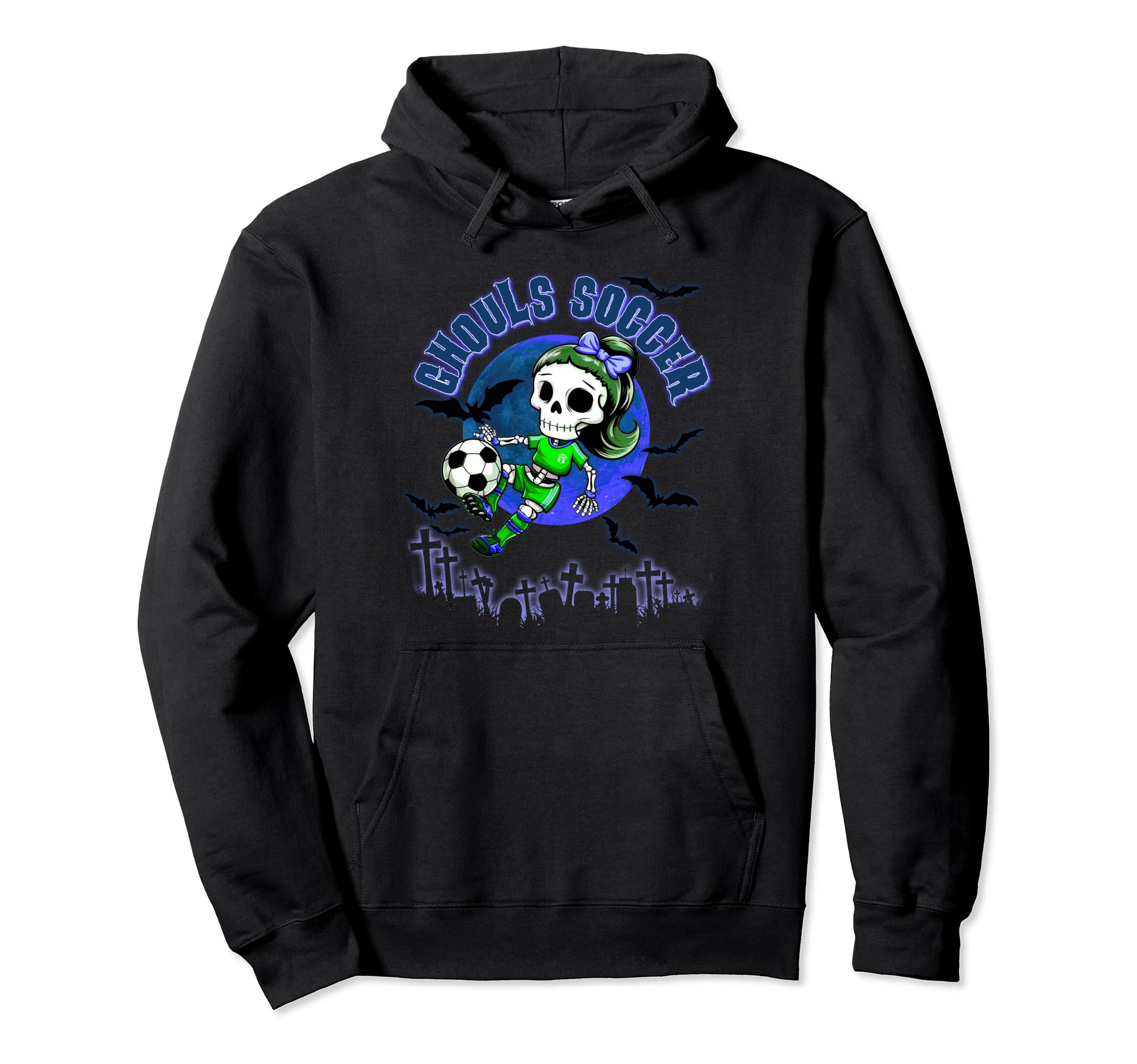 Ghouls Soccer Halloween Trick Or Treat Hoodie - Custom Art Print Unisex - T-Shirt, Sweatshirt, Hoodie