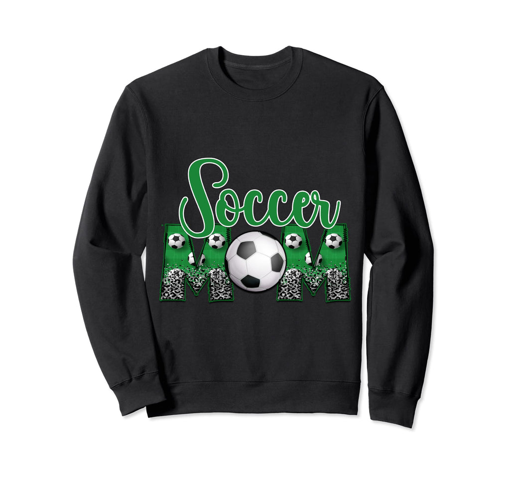 Soccer Mom 1 Leopard Pattern D Cor Theme Sweatshirt - Trendy Graphic Unisex - T-Shirt, Sweatshirt, Hoodie