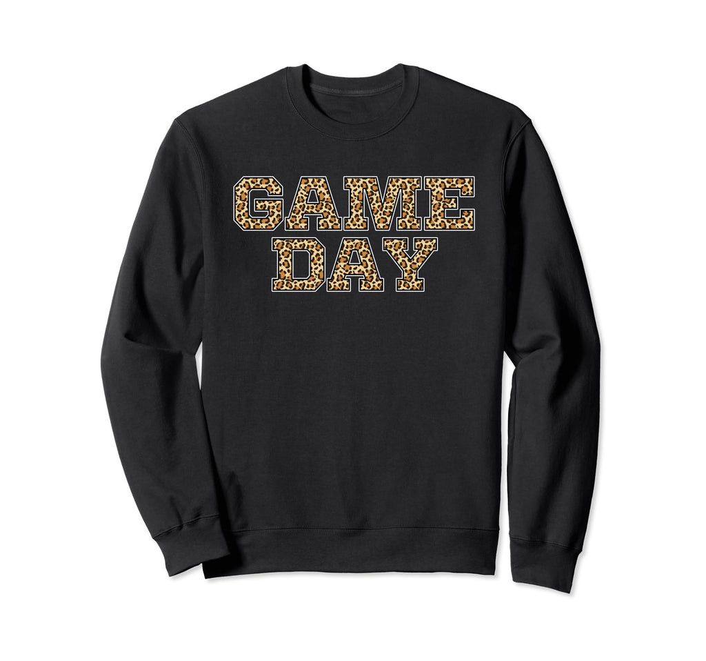 Game Day Leopard Animal Sports Soccer Sweatshirt - Novelty Apparel Unisex - T-Shirt, Sweatshirt, Hoodie