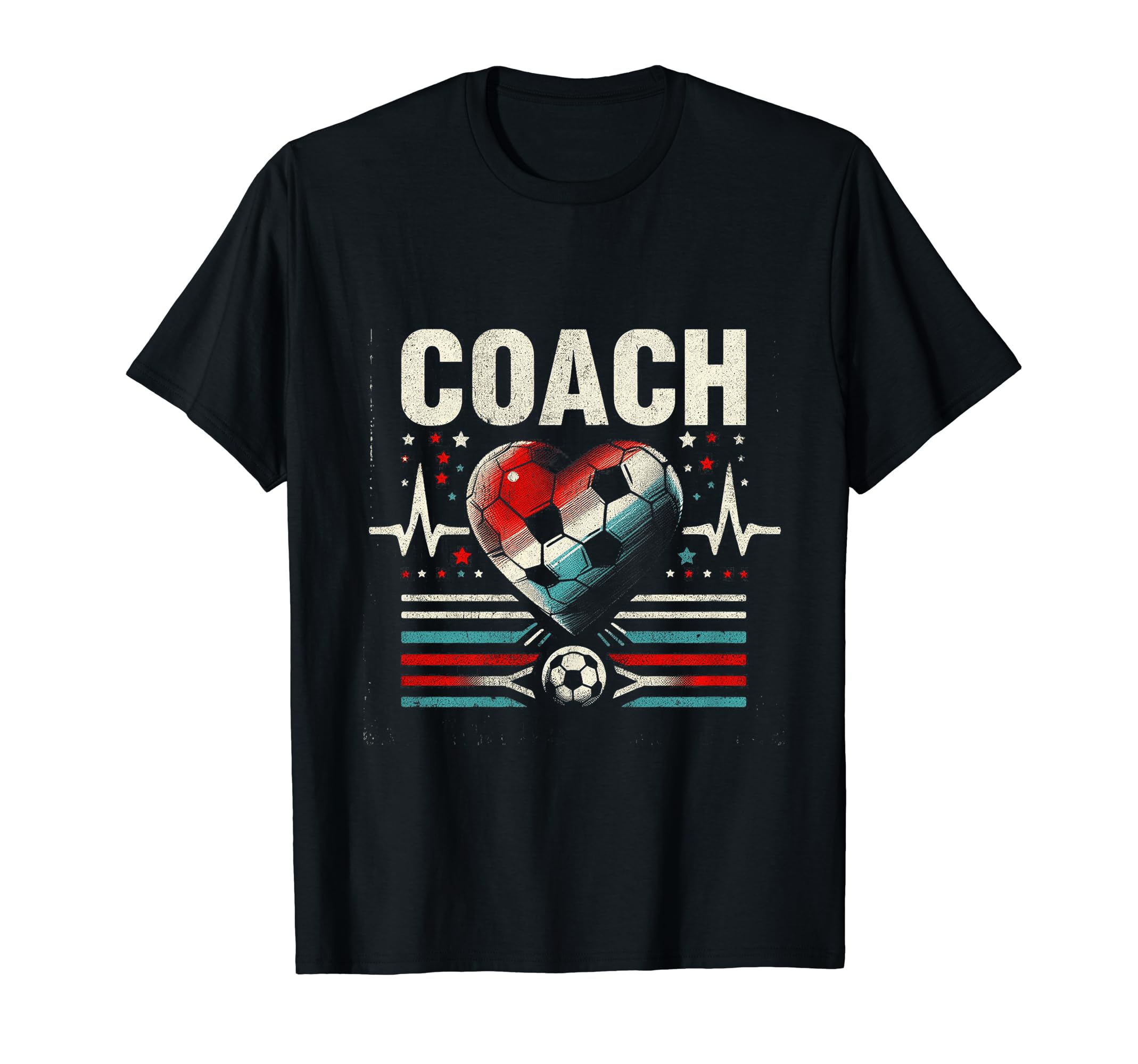 Soccer Coach Training Heart Beat T-Shirt - Novelty Apparel Men Women - T-Shirt, Sweatshirt, Hoodie