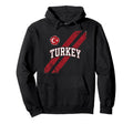 Turkey Gift Turkey Soccer Ball Football Hoodie - Trendy Graphic Unisex - T-Shirt, Sweatshirt, Hoodie