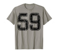 Sport Team Number 59 T-Shirt - Casual Everyday Wear for Adults - T-Shirt, Sweatshirt, Hoodie